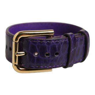 Dolce & Gabbana Dames, Accessoires, Paars, Maat: ONE Size Leer