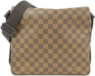 Louis Vuitton Pre-owned Naviglio Damier Schoudertas - Dames - Vintage Schoudertas - Bruin - ONE Size - Vintage