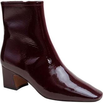 Linea Paolo Wrenly Block Heel Bootie in Dark Cherry at Nordstrom Rack, Size 9.5