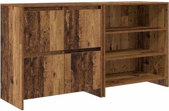 vidaXL Vidaxl - Tableros Lateral 2 pcs Madera vieja 70 x 41 x 75 cm