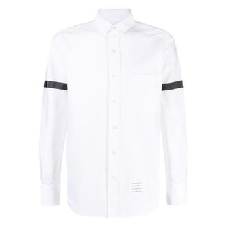 Thom Browne Heren, Overhemden, Wit, Maat: 2XL Katoen