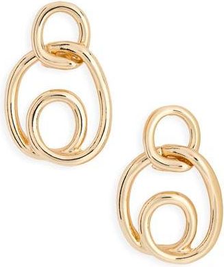 Leith Intertwined Drop Earrings in Gold at Nordstrom Rack