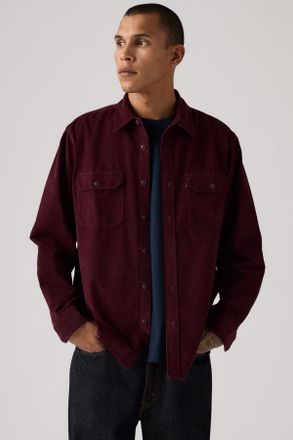 Levi's Jackson Corduroy Worker Overshirt - Uomo - 2XL - Rosso / Vineyard Wine