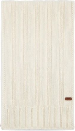 Tod's ribbed-knit scarf - White