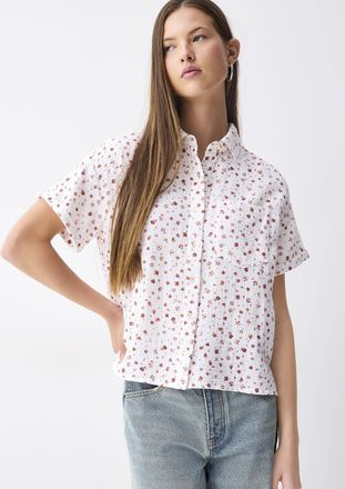 Twik Womens Short-sleeve organic cotton gauze shirt