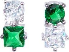 Nickho Rey Mark Robbins Stud in Emerald/white Rhodium at Nordstrom