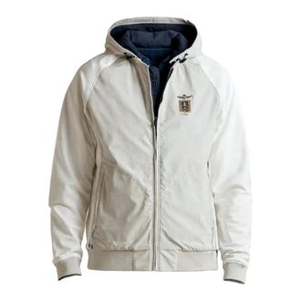 Aeronautica Aeronautica Militare, Winter Jackets, male, White, Size: XL Af0519Uct04291 Hybrid Jacket with Removable Hood