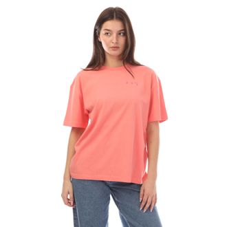 Off-white Womens Off White Swimming Man Casual T-Shirt in Pink - Size 6 UK