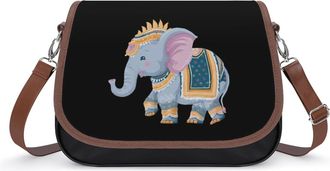 Generic Cute Indian Elephant Fashion Womens Crossbody Bags Novelty Handbag Shoulder Bag Purse
