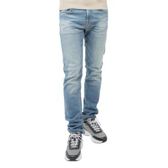 7 For All Mankind Jeans, Heren, Blauw, W38, Katoen, Jeans Straight Pre-owned