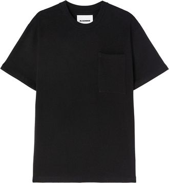 Jil Sander T-shirt girocollo - Nero