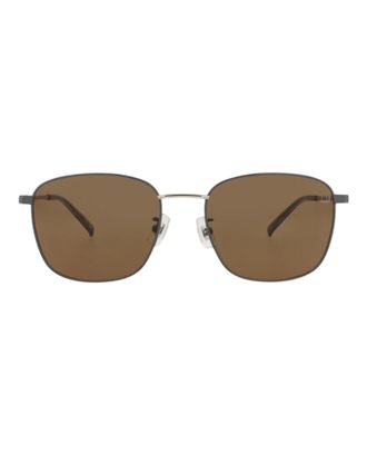 Dunhill Square-Frame Metal Sunglasses