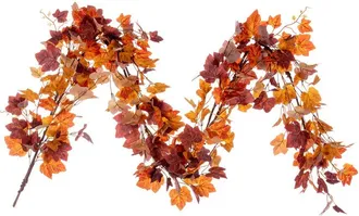 Vickerman 60In Artificial Fall Maple Leaf Garland