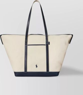 Polo Ralph Lauren canvas shoulder bag