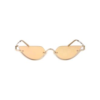 Gucci Sunglasses, female, Yellow, Size: 53 MM Gg1603S Linea GG Logo Sunglasses