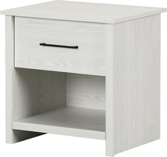 South Shore Furniture Fernley Nightstand, White Pine