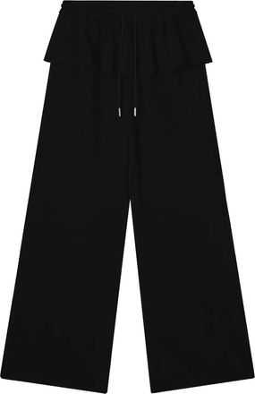 Tout &agrave; Coup Trainingsbroek met elastische taille - Zwart