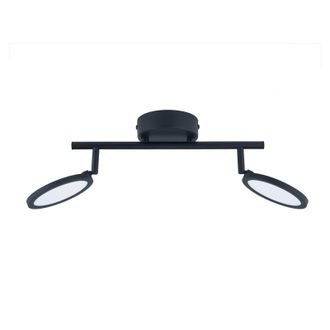 Lindby Proyector, Foco manel En Negro De Metal - Lindby