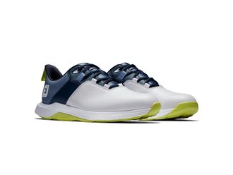 FootJoy ProLite Golf Shoes - Previous Season Style Mens Shoes White/Navy/Lime : 10.5 M, Rubber