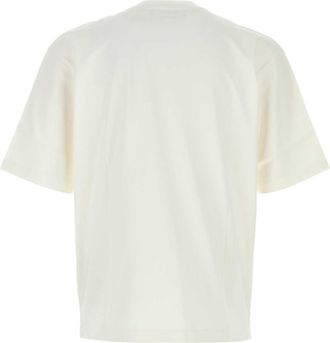 Dsquared2 Mens White Cotton Oversize T-Shirt Exterior Exterior: T-shirts And Polos