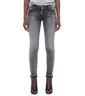 Dsquared2 Grey Skinny Mid Rise Jeans