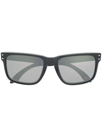 Oakley Zonnebril met rechthoekig montuur - Zwart