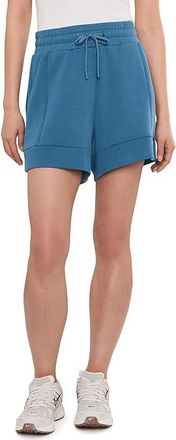 Varley Atrium High-Rise Shorts Womens Shorts Bijou Blue : XXS 4.5, Elastane/Polyester/Viscose