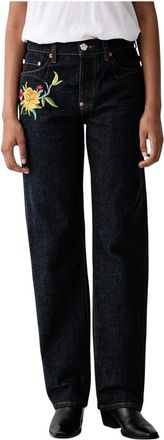 Kenzo Vaqueros Rectos Wildflower - Jeans - Mujer - Azul - W29