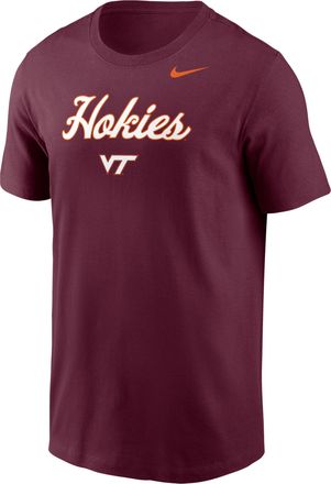 Nike Mens College (Virginia Tech) Dri-FIT T-Shirt in Red | IW0674-611