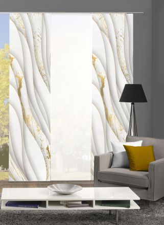 Home Wohnideen Schiebegardine »GULDO« Paneelwagen 3 Stk. tlg. Schiebevorhang Digi 3er Set GULDO