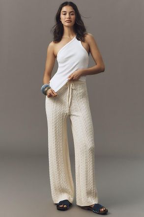 English Factory Cable-Knit Pants