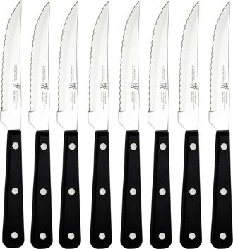 J.A. Henckels International Razor-Sharp Steak Knife Set of 8, German Engineered Informed by 100+ Years of Mastery