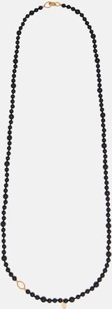 Toteme Inifinity beaded necklace with onyx
