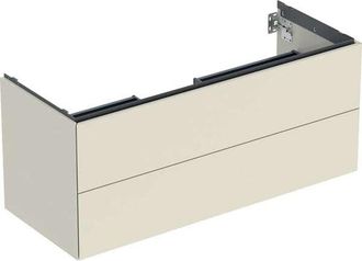 Keramag Geberit One Mueble Bajo Lavabo, 2 Cajones, 118.4x50.4x47cm