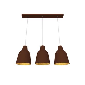 Lumicom Dong L&aacute;mpara De Techo Linear Corten Hoja