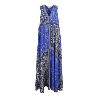 P.A.R.O.S.H. Maxi Dresses, female, Multicolor, Size: M Crepe de Chine Maxi Dress