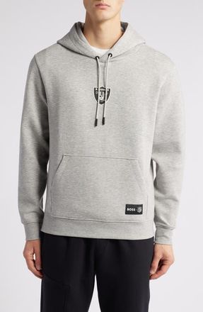 BOSS x NFL Woodson Graphic Hoodie in Las Vegas Raiders at Nordstrom, Size Medium