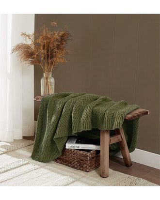 Frye Chevron Fuzzy Throw