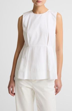 Vince Paneled Sleeveless Top in Optic White at Nordstrom, Size 16