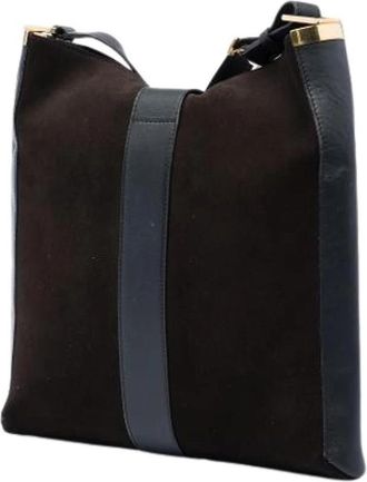 Gucci Pre-owned Vintage Schoudertas - Dames - Vintage Schoudertas - Bruin - ONE Size - Leer - Vintage