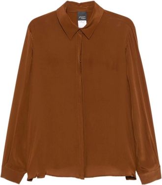 Marina Rinaldi Donna, Camicette, Marrone, 4Xl, new