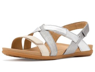 Dansko Jacklyn Womens Sandals Silver : EU 42 (US Womens 11.5-12) Regular, Leather