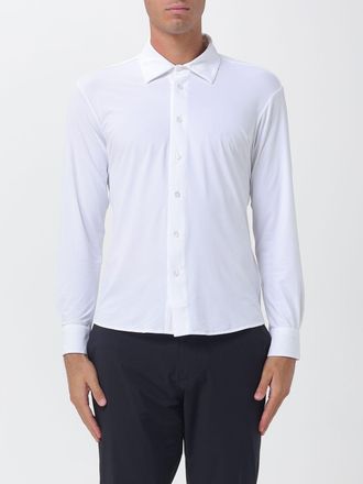 Save The Duck Camicia casual in tessuto tecnico stretch con collo francese