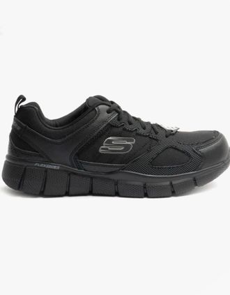 Skechers Mens Skechers Work 77152EC TELFIN - SANPHET SR Mens Occupational Trainers Black - Size: 7.5