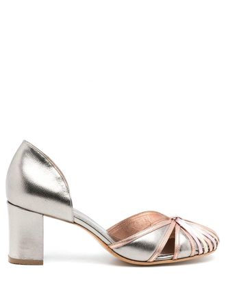 Sarah Chofakian Scarpin pumps met metallic afwerking