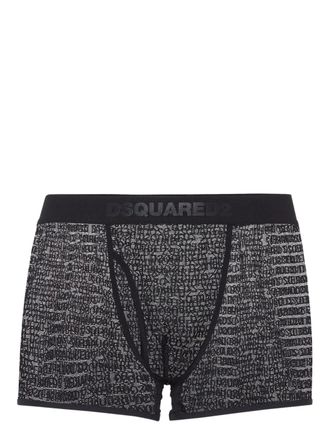 Dsquared2 all-over logo boxers - Black