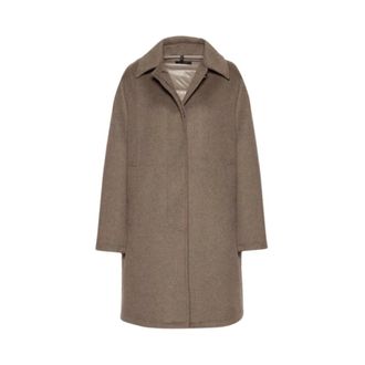 Gimos Abrigo reversible de lana de doble faz ultrasuave - Coats - Mujer - Marr&oacute;n - 2XS
