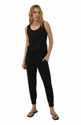 Pact Organic Cotton Cool Stretch Lounge Jogger in Black at Nordstrom, Size Medium
