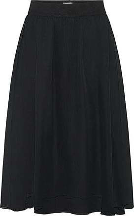Saint Tropez Coral SZ Skirt - Dames - Midirokken - Zwart - 2XL - Rokken