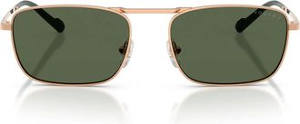 Vogue Sunglasses Vo4346 S 51529 A Rose Gold/Dark Green Mens Polarized